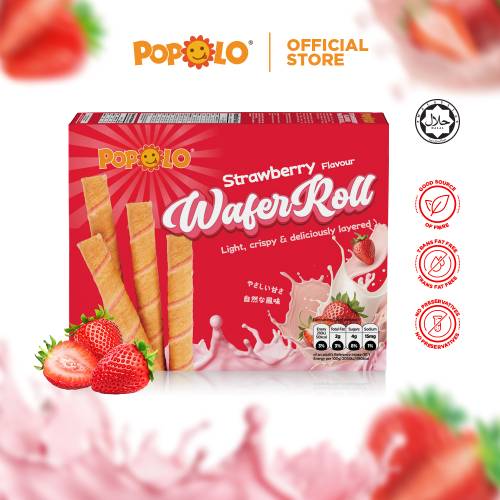 Strawberry Wafer Roll (100g)